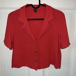 Wild Fable collard button up t-shirt